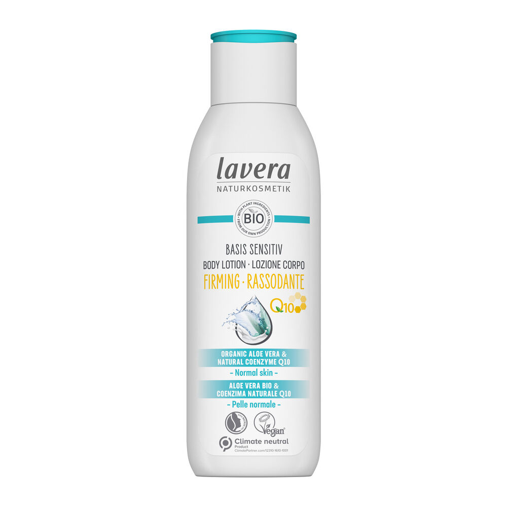 LAVERA Basis Sensitiv Firming Body Lotion – Kiinteyttävä vartalovoide 250ml, Lavera