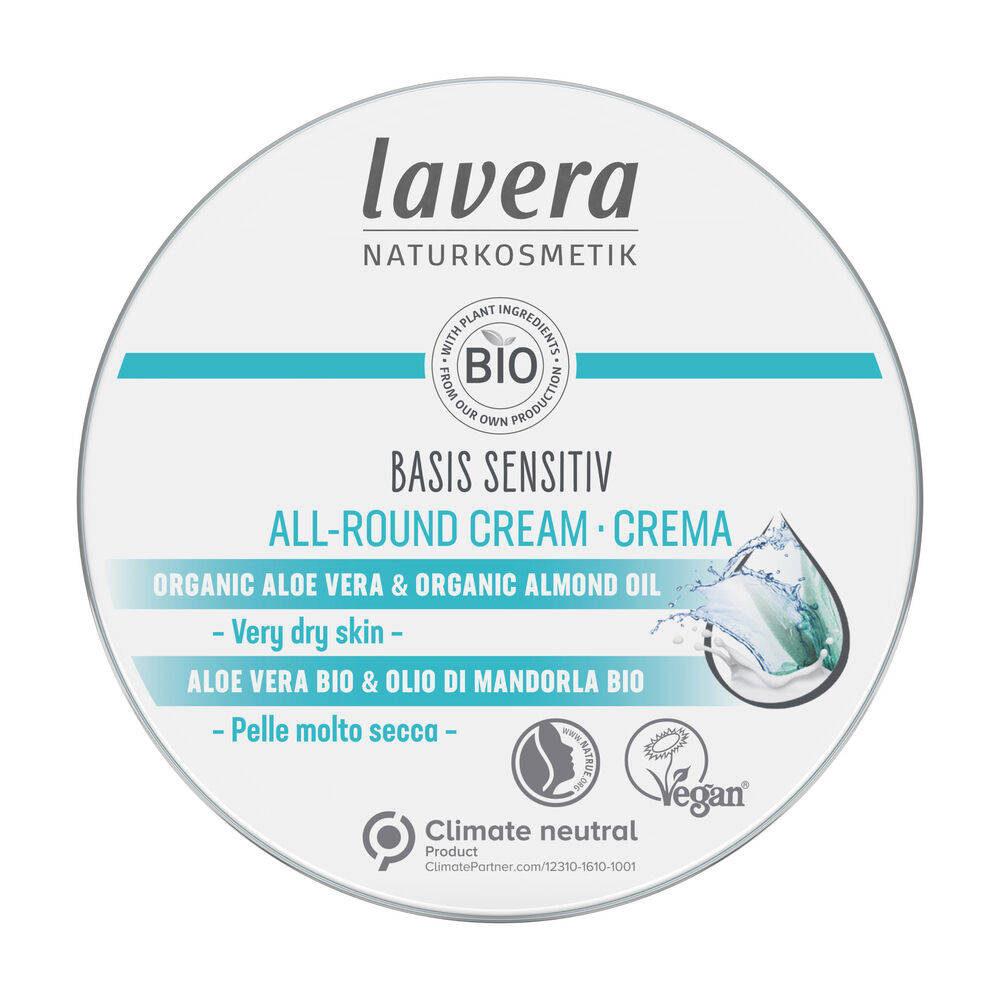 LAVERA Basis Sensitiv All-Round Cream – monitoimivoide 150ml, Lavera