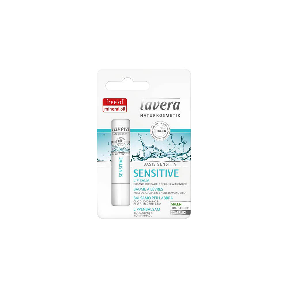 LAVERA Basis Sensitiv Sensitive Lip Balm -Huulivoide 4,5g, Lavera