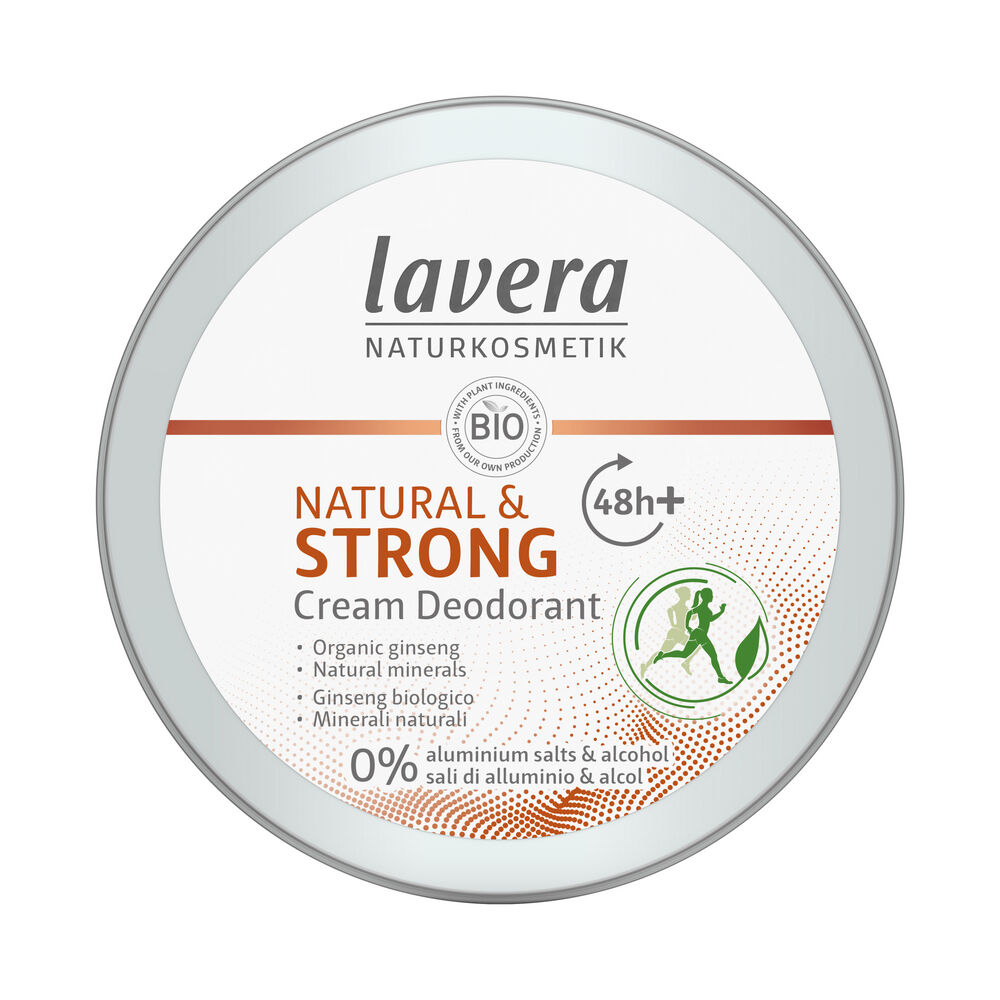 LAVERA Natural & Strong Deo Cream -Voidemainen Deodorantti 50ml, Lavera