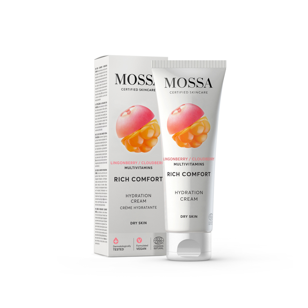 MOSSA Rich Comfort Hydration Cream- Tehokosteuttava voide 50ml, Mossa