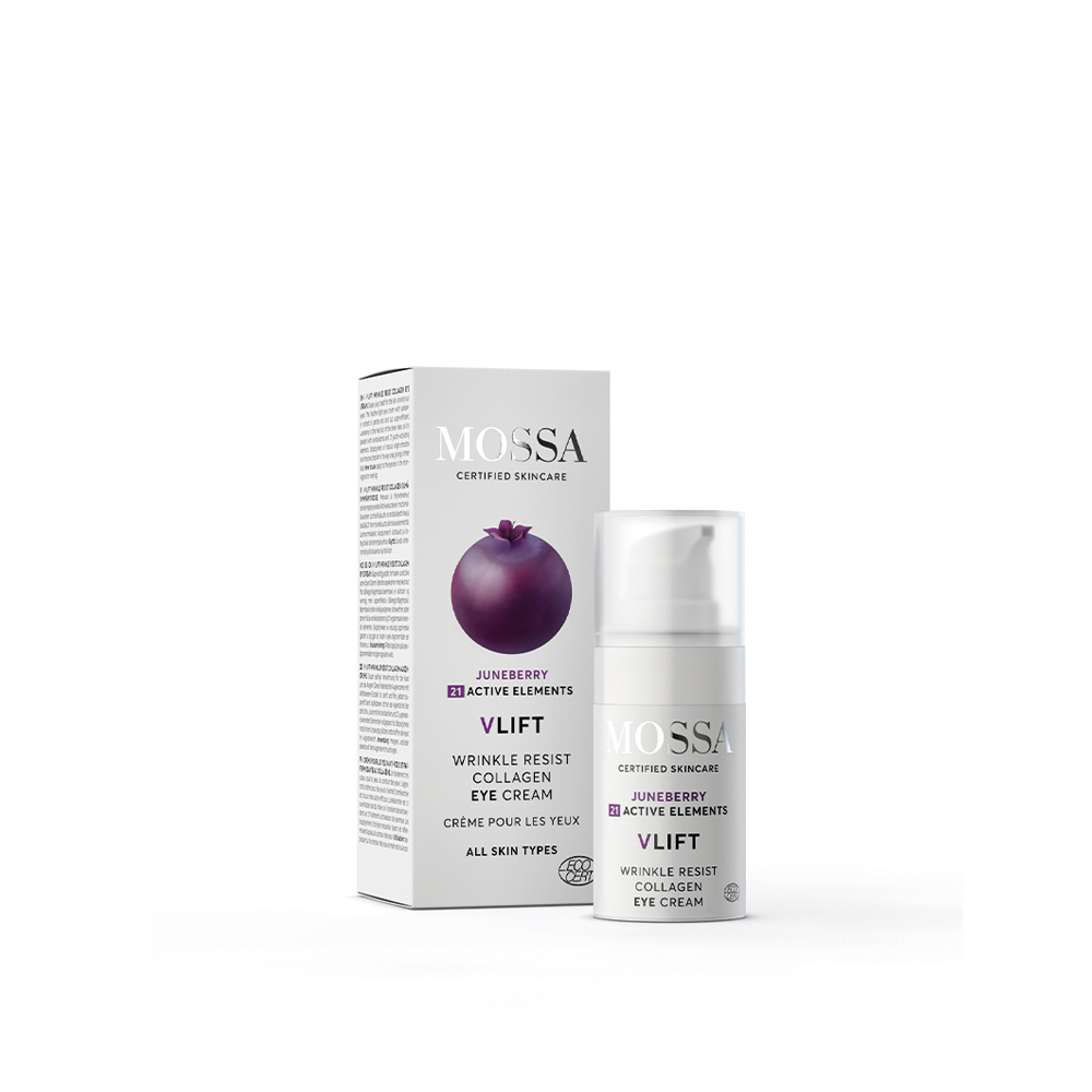 MOSSA V LIFT Wrinkle Fill Collagen Eye Cream – Kiinteyttävä silmänympärysvoide 15ml, Mossa
