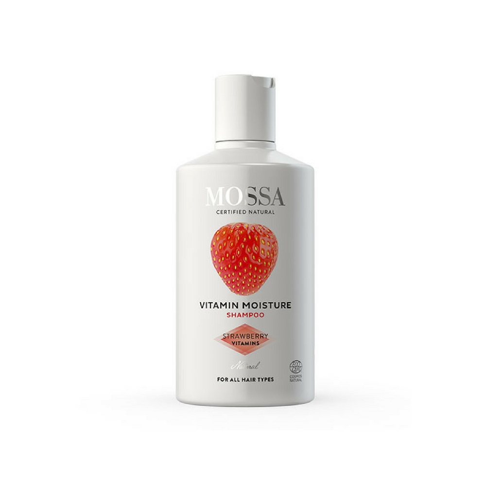 MOSSA Vitamin Moisture Shampoo – kaikille hiustyypeille 300ml, Mossa