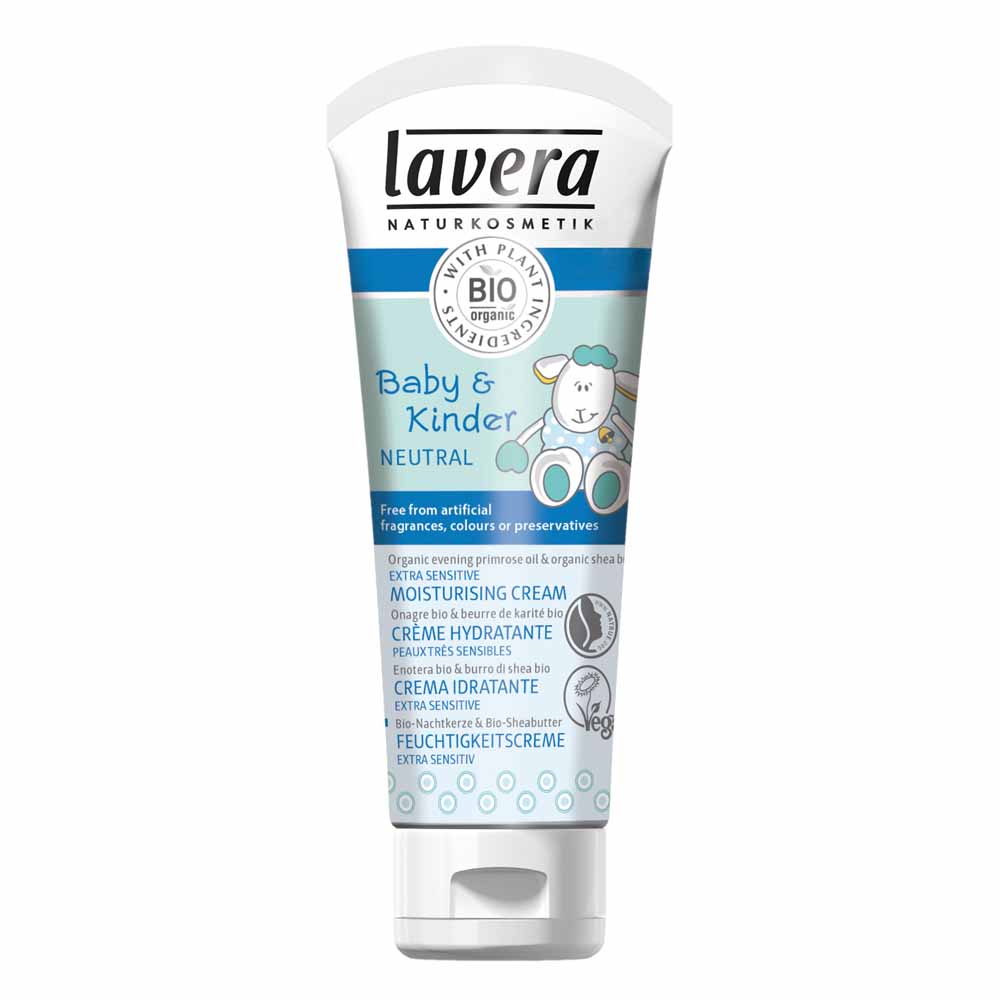 LAVERA Baby Neutral Extra Sensitive Moisturising Cream -Hoitovoide herkälle iholle 75ml, Lavera